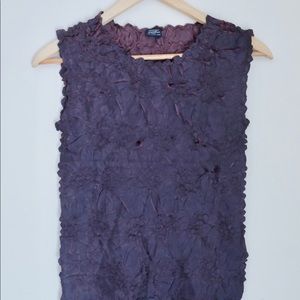 VINTAGE Popcorn Top by Origami Scarf